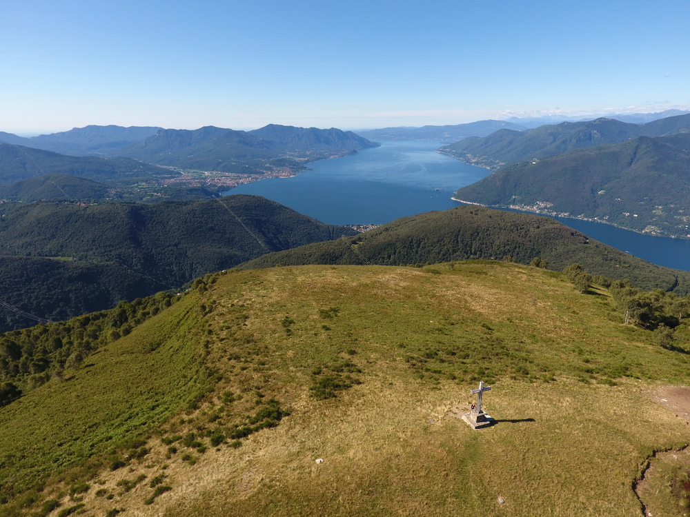 Der Lago Maggiore vom Monte Cadrigna