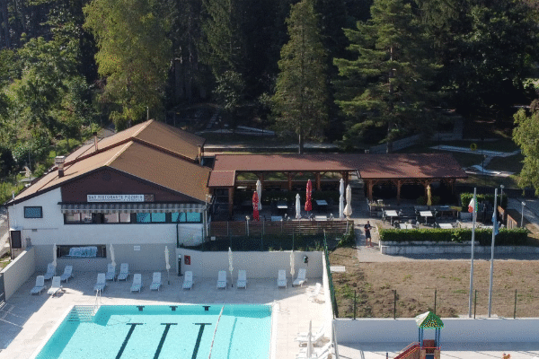 Ristorante Bar La Canonica aus der Luft gesehen