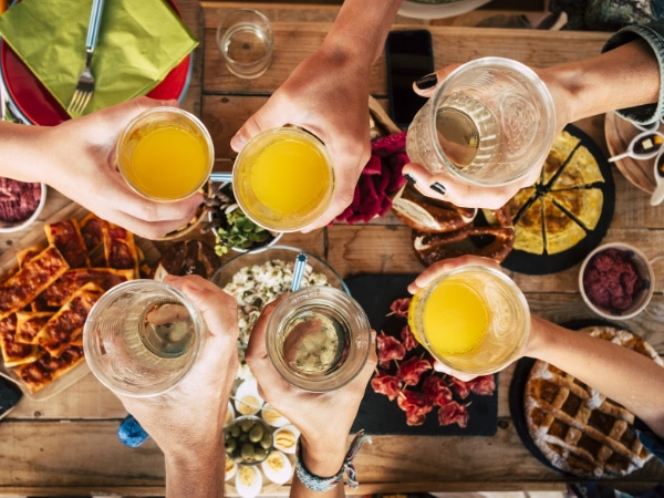 Aperitif im Rastaurant La Canonica