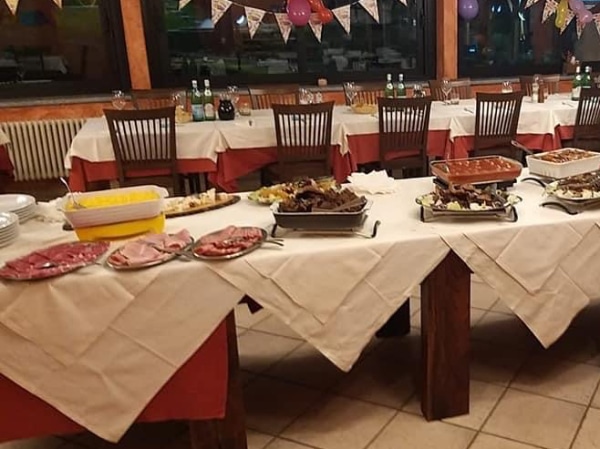Köstliches Essen im Restaurant La Canonica